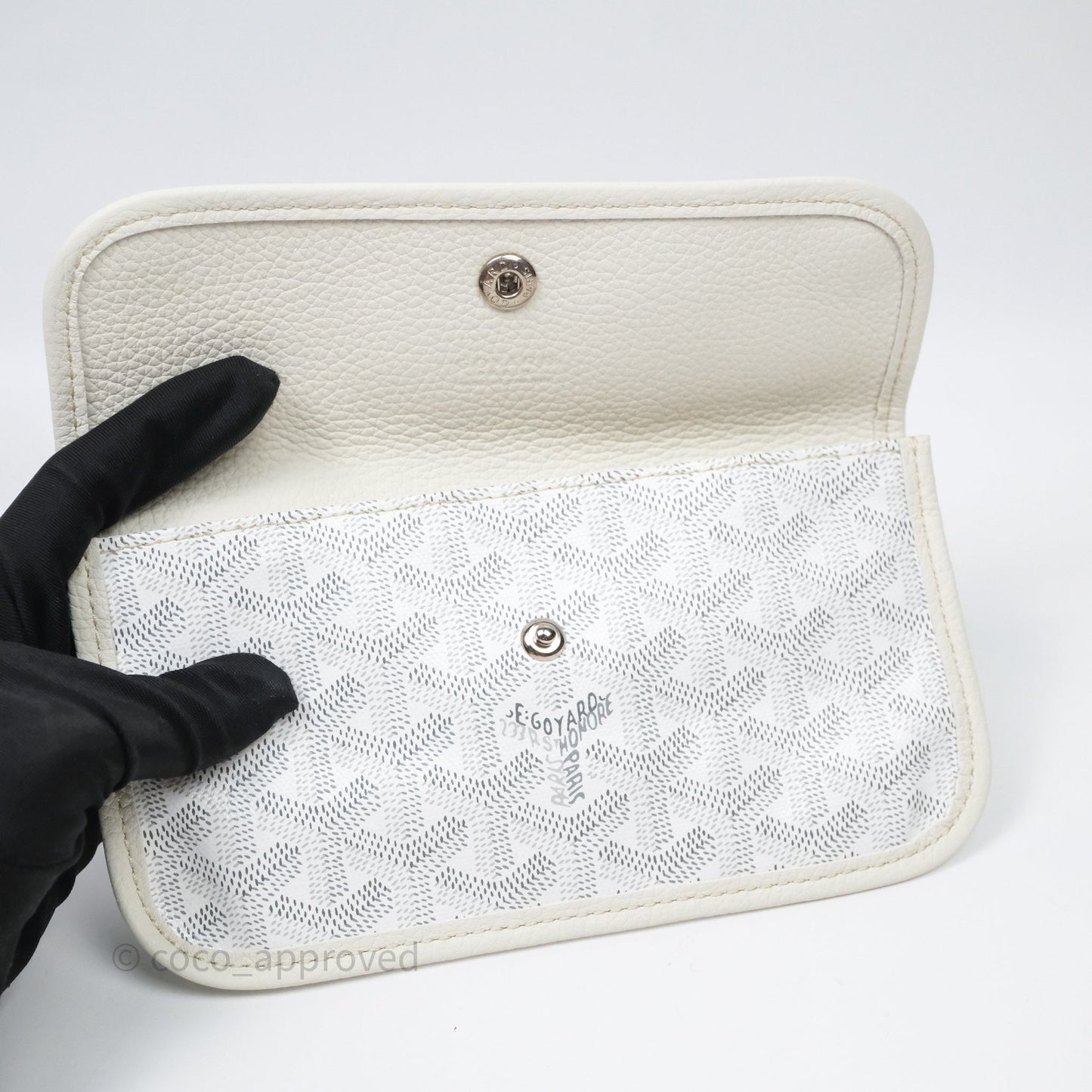 Goyard Goyardine White Sac Hardy PM