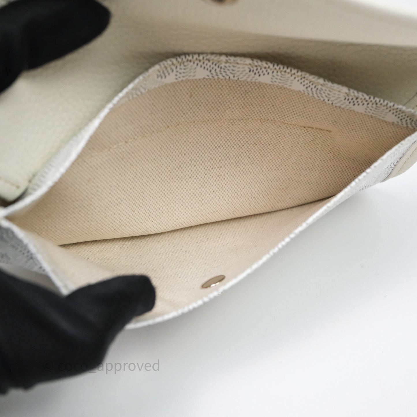 Goyard Goyardine White Sac Hardy PM