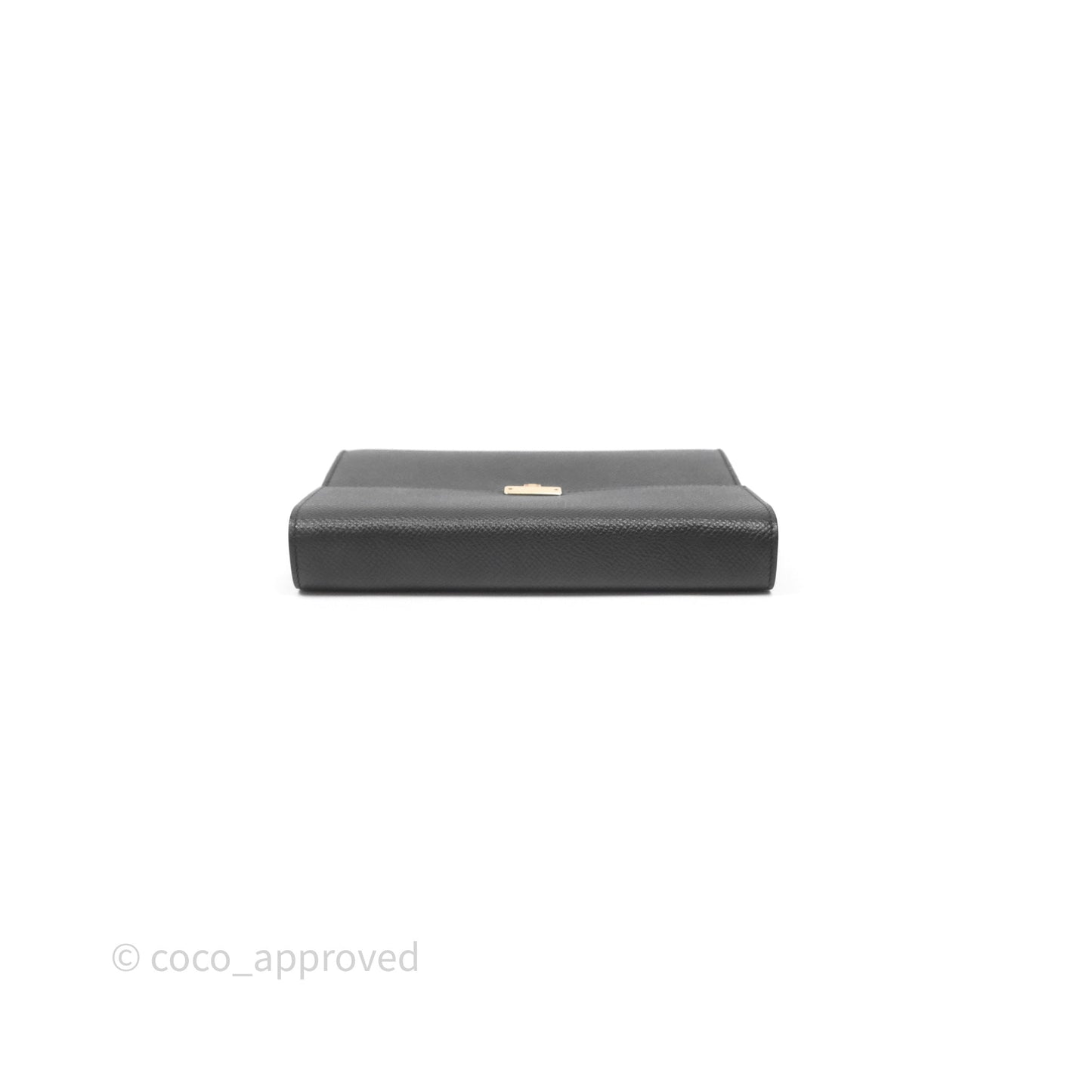 Hermès Clic 16 Wallet On Chain Noir Epsom Gold Hardware