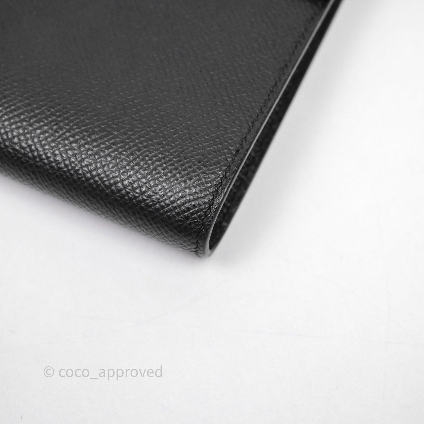 Hermès Clic 16 Wallet On Chain Noir Epsom Gold Hardware