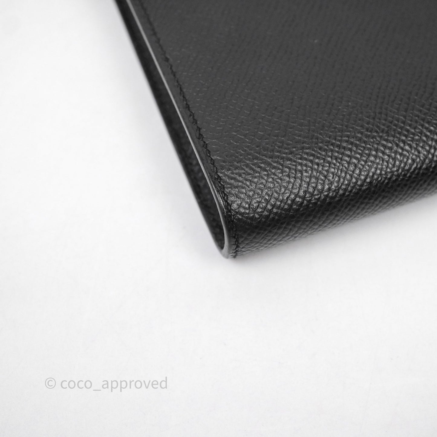 Hermès Clic 16 Wallet On Chain Noir Epsom Gold Hardware