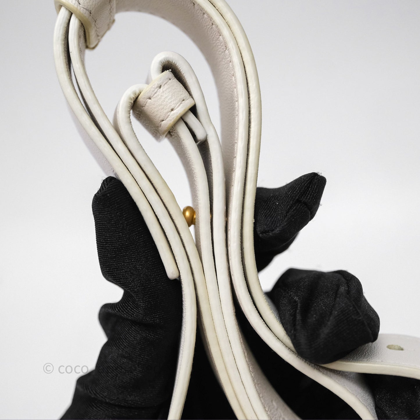 Bottega Veneta Cassette Belt Bag Intreccio White