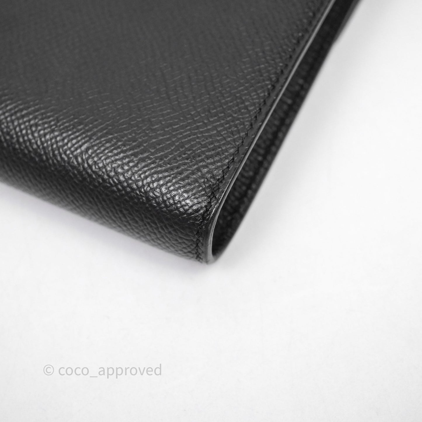 Hermès Clic 16 Wallet On Chain Noir Epsom Gold Hardware