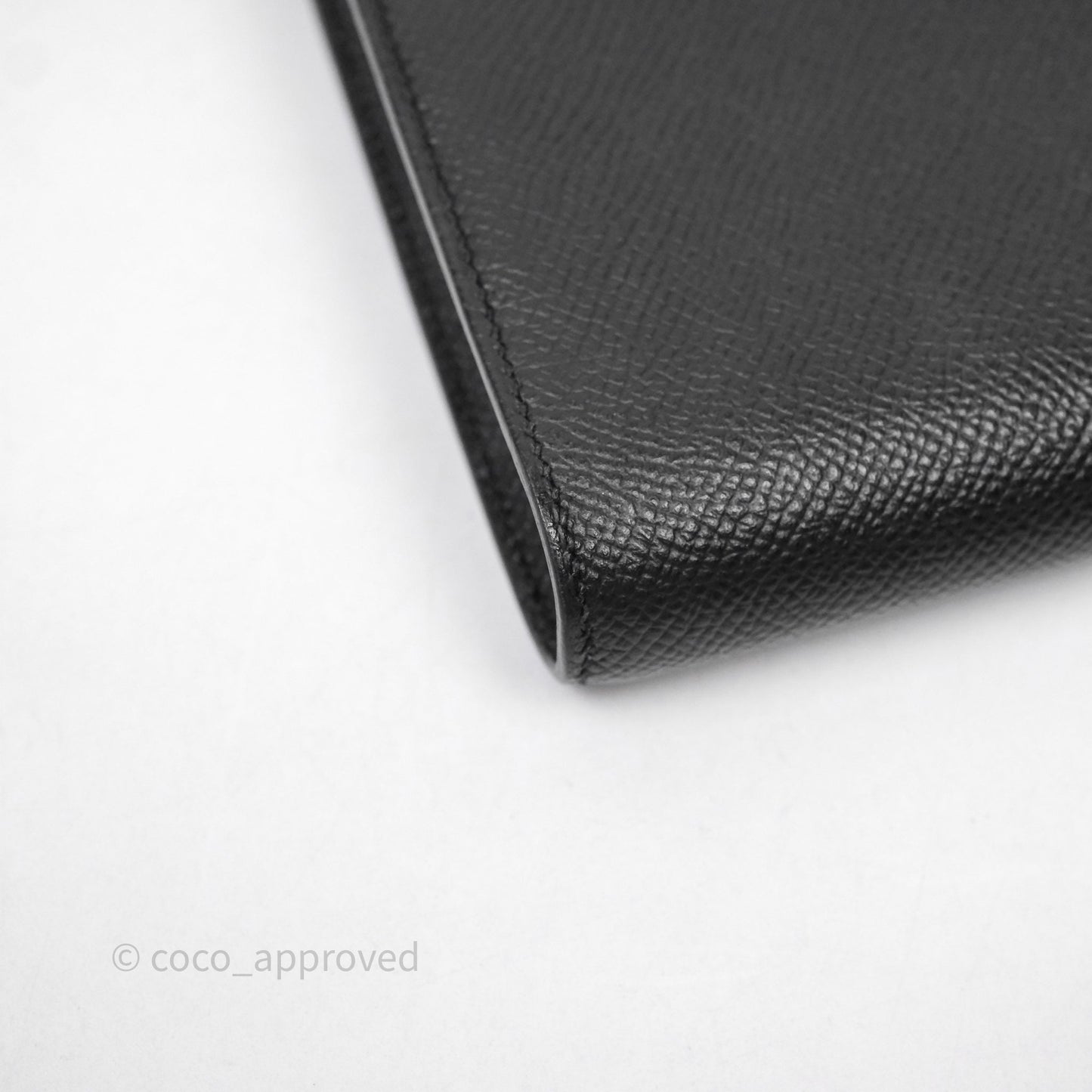 Hermès Clic 16 Wallet On Chain Noir Epsom Gold Hardware