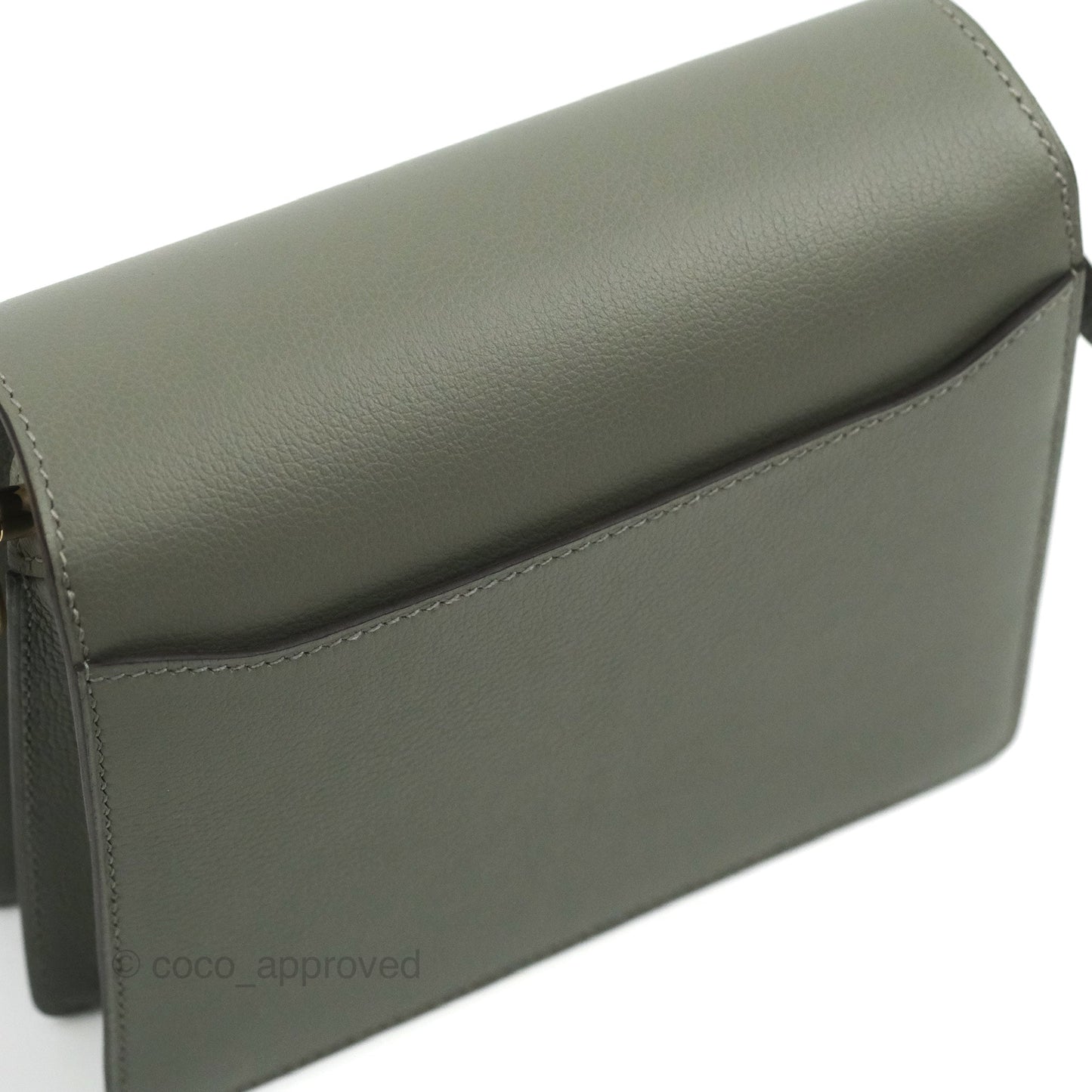Hermès Roulis Mini 18 Gris Meyer 0L Clemence Gold Hardware
