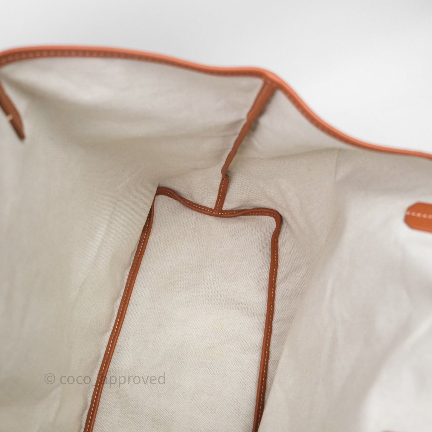Goyard St Louis Tote PM Tan Black