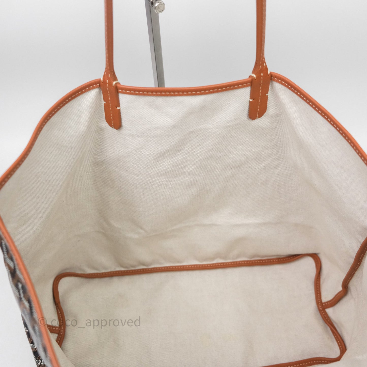 Goyard St Louis Tote PM Tan Black