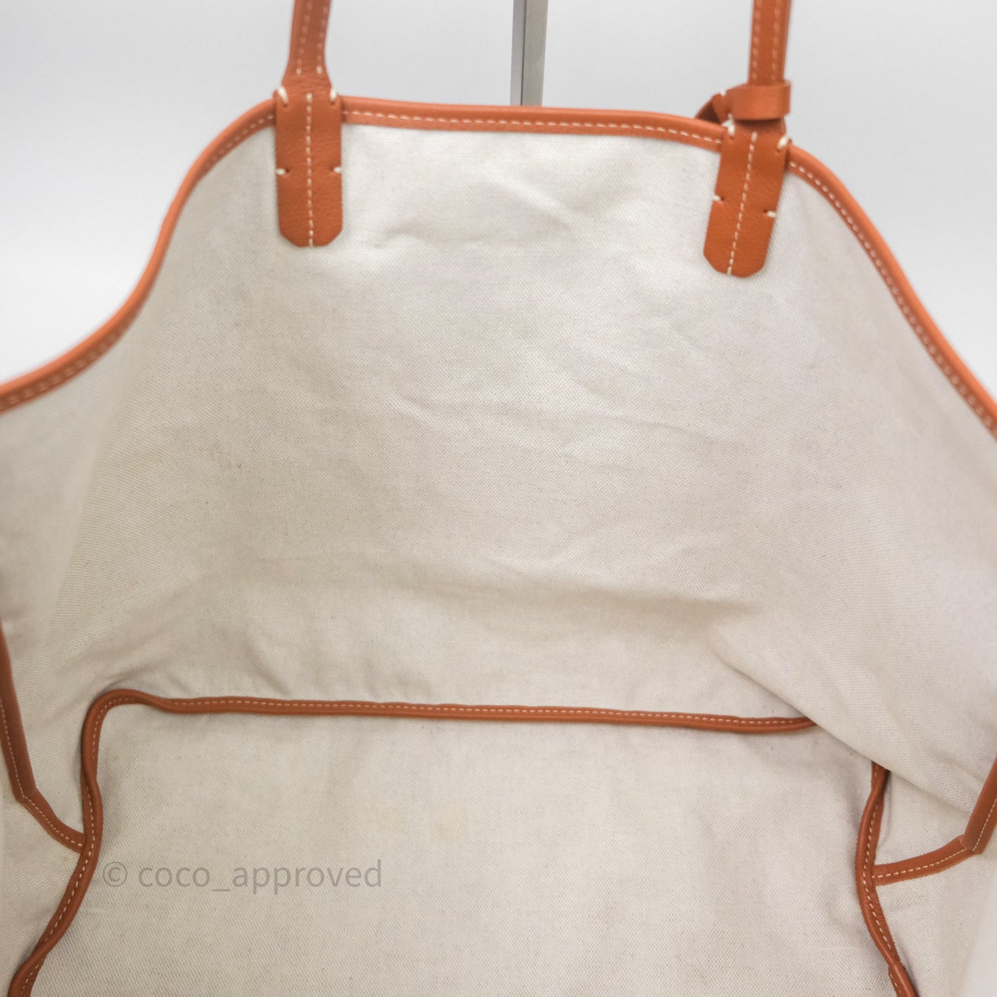 Goyard St Louis Tote PM Tan Black