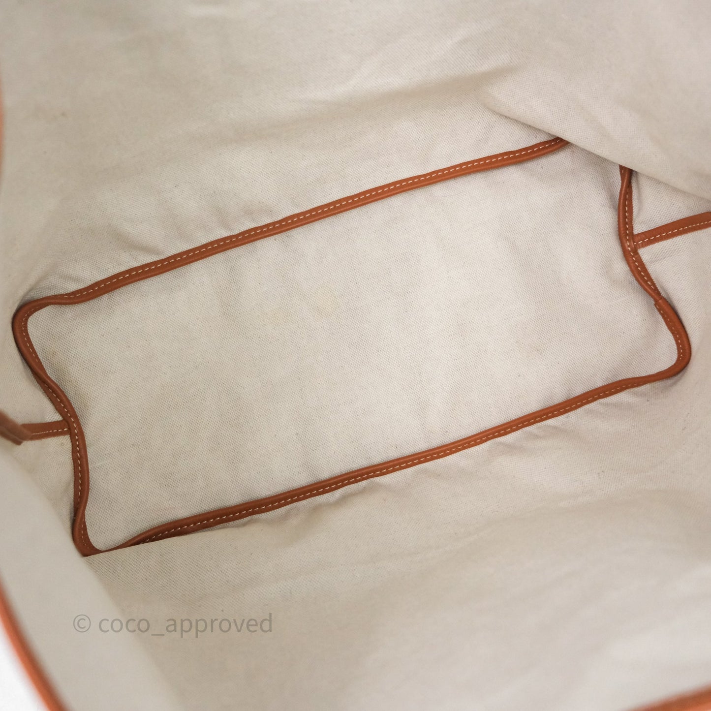 Goyard St Louis Tote PM Tan Black