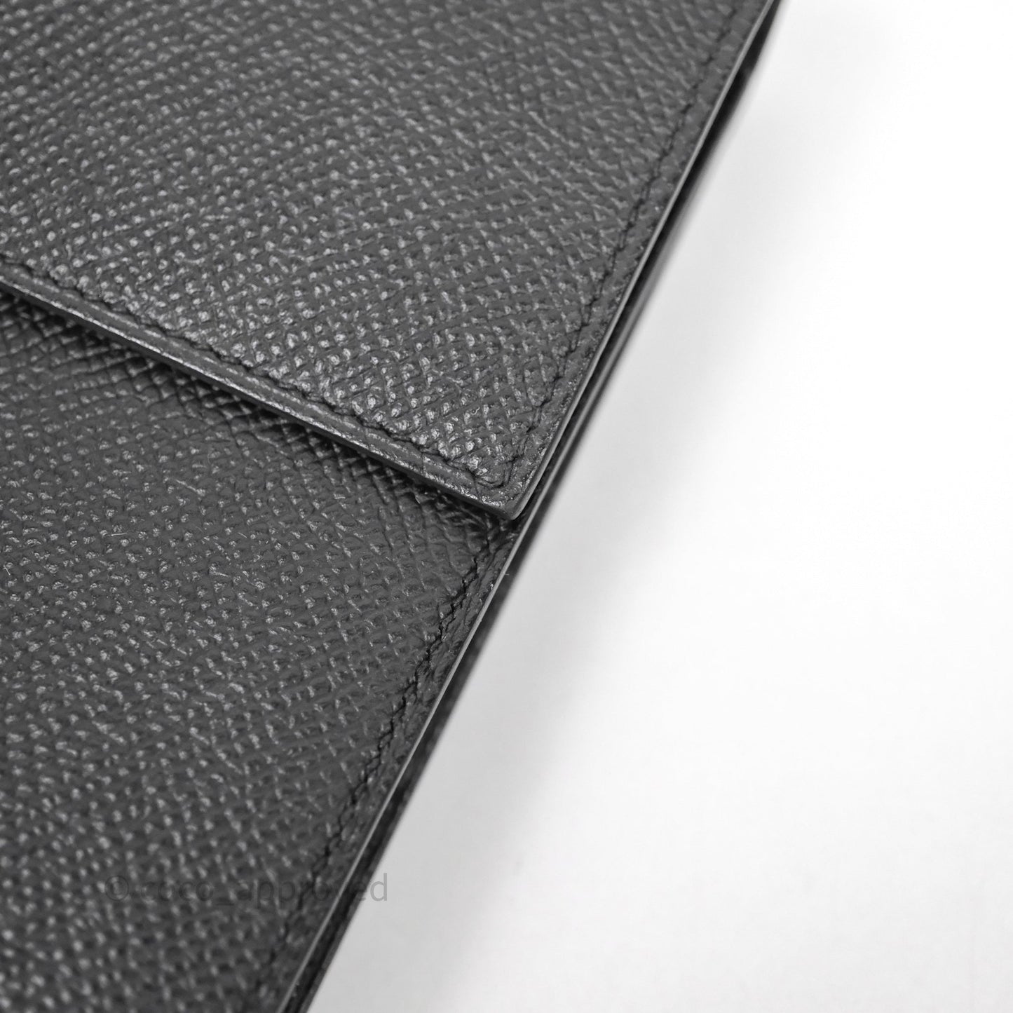 Hermès Clic 16 Wallet On Chain Noir Epsom Gold Hardware