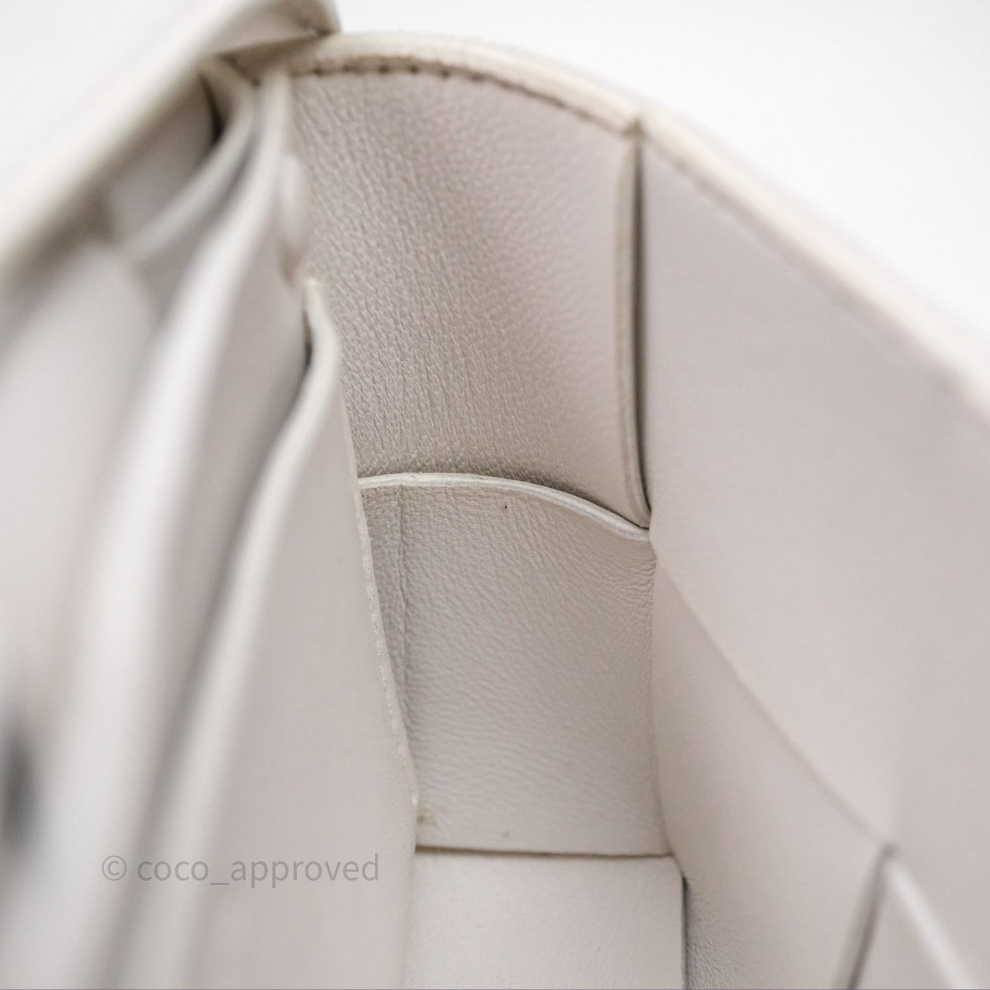 Bottega Veneta Cassette Belt Bag Intreccio White