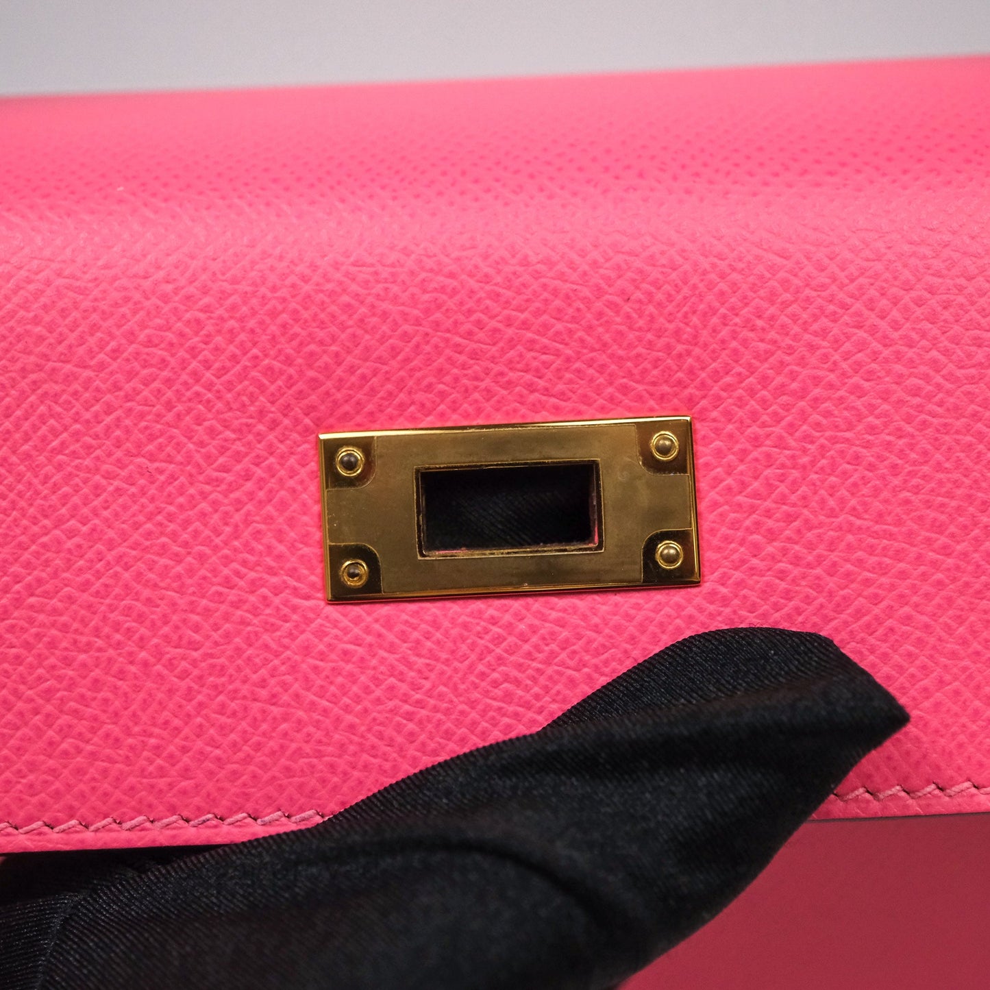 Hermès Kelly 28 Sellier Rose Lipstick U5 Epsom Gold Hardware