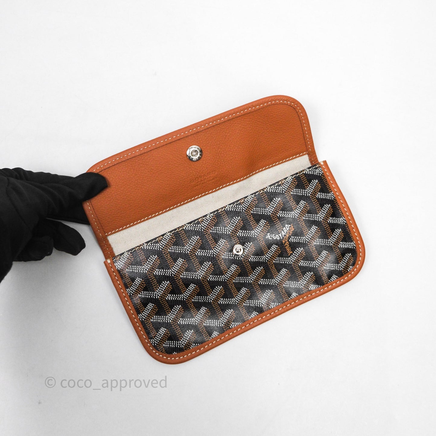 Goyard St Louis Tote PM Tan Black