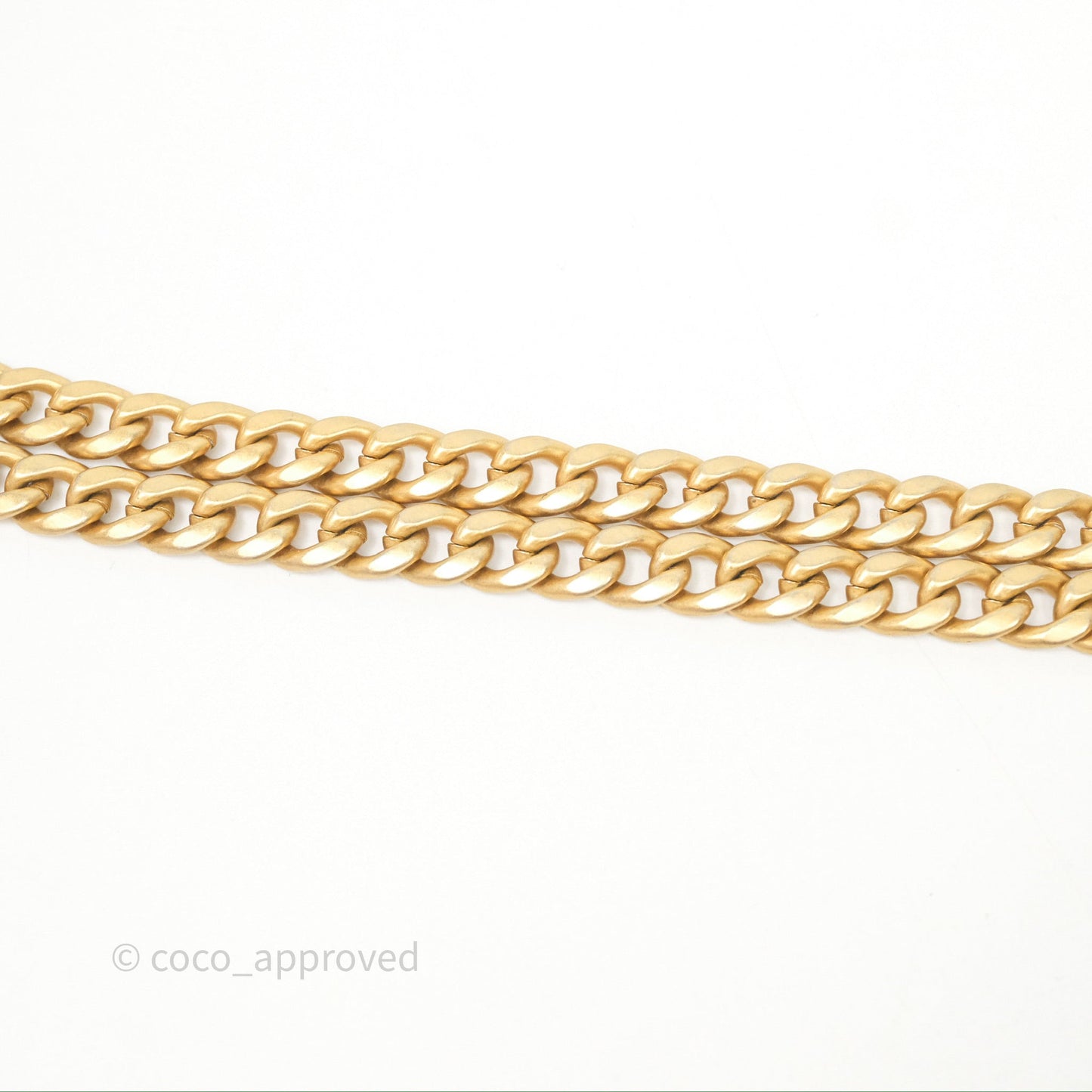 Chanel Vanity with Heart Adjustable Chain White Caviar Aged Gold Hardware