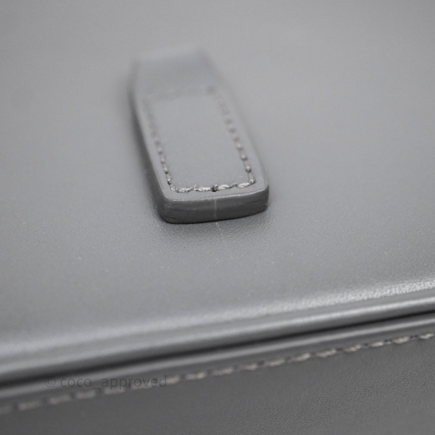 Saint Laurent ‘Le 5 a 7’ Hobo Bag Grey Smooth Calfskin