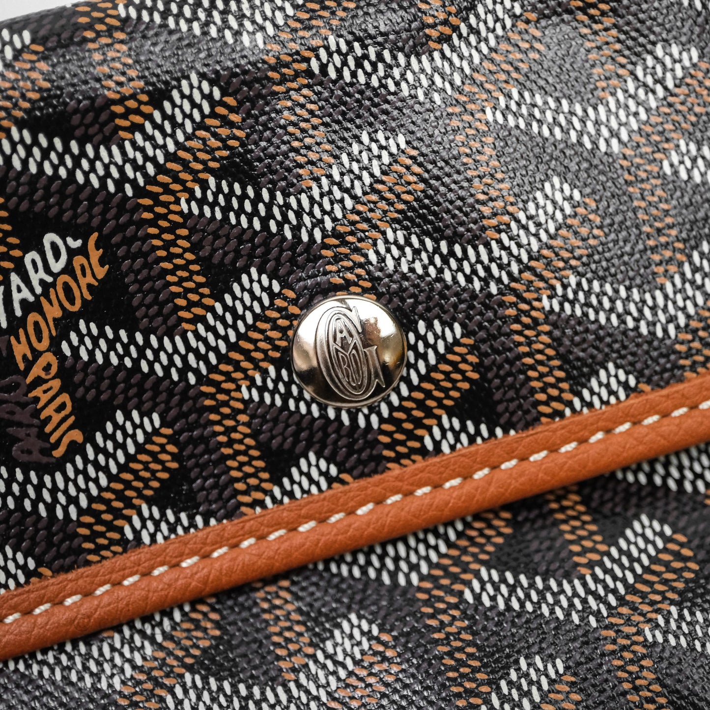 Goyard St Louis Tote PM Tan Black
