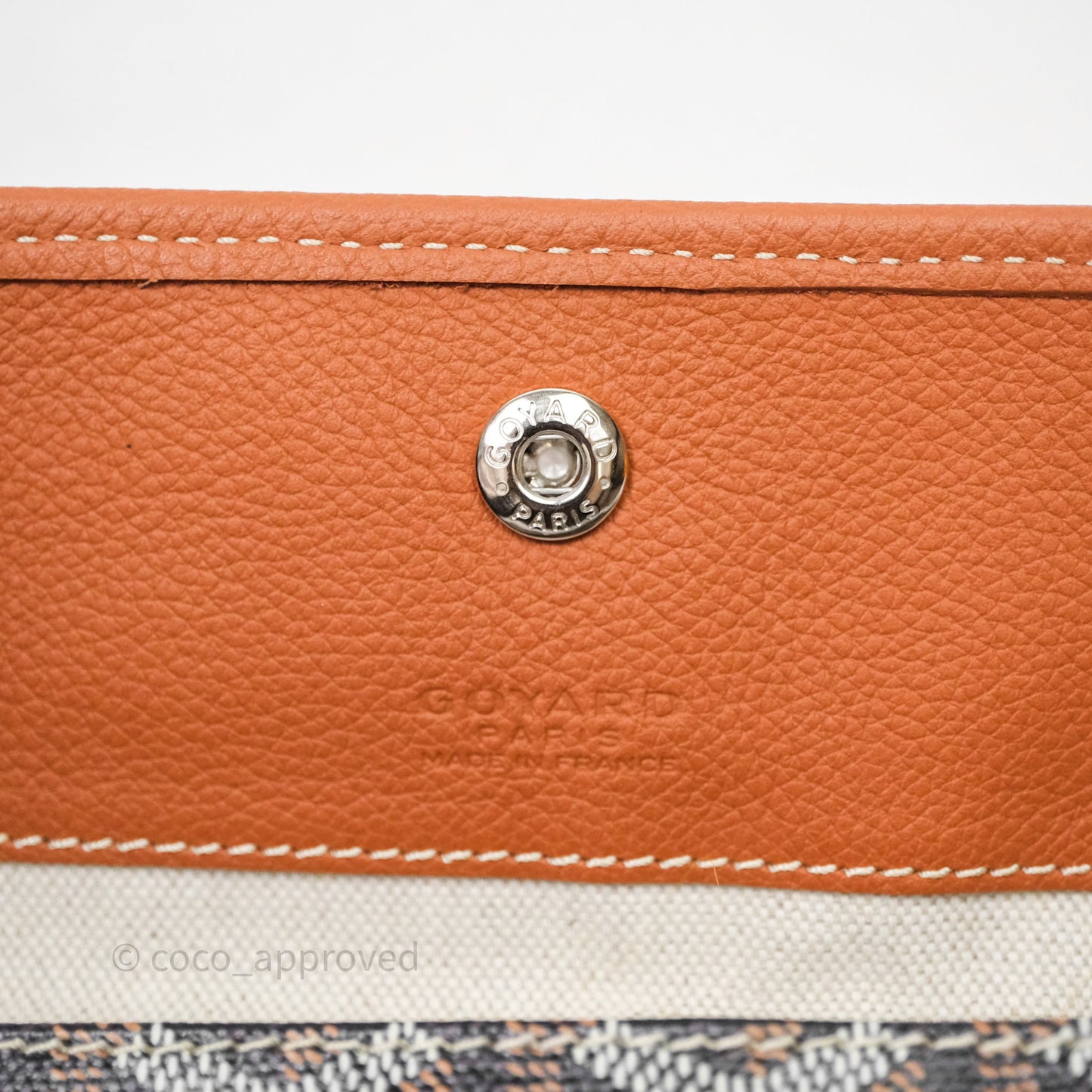 Goyard St Louis Tote PM Tan Black