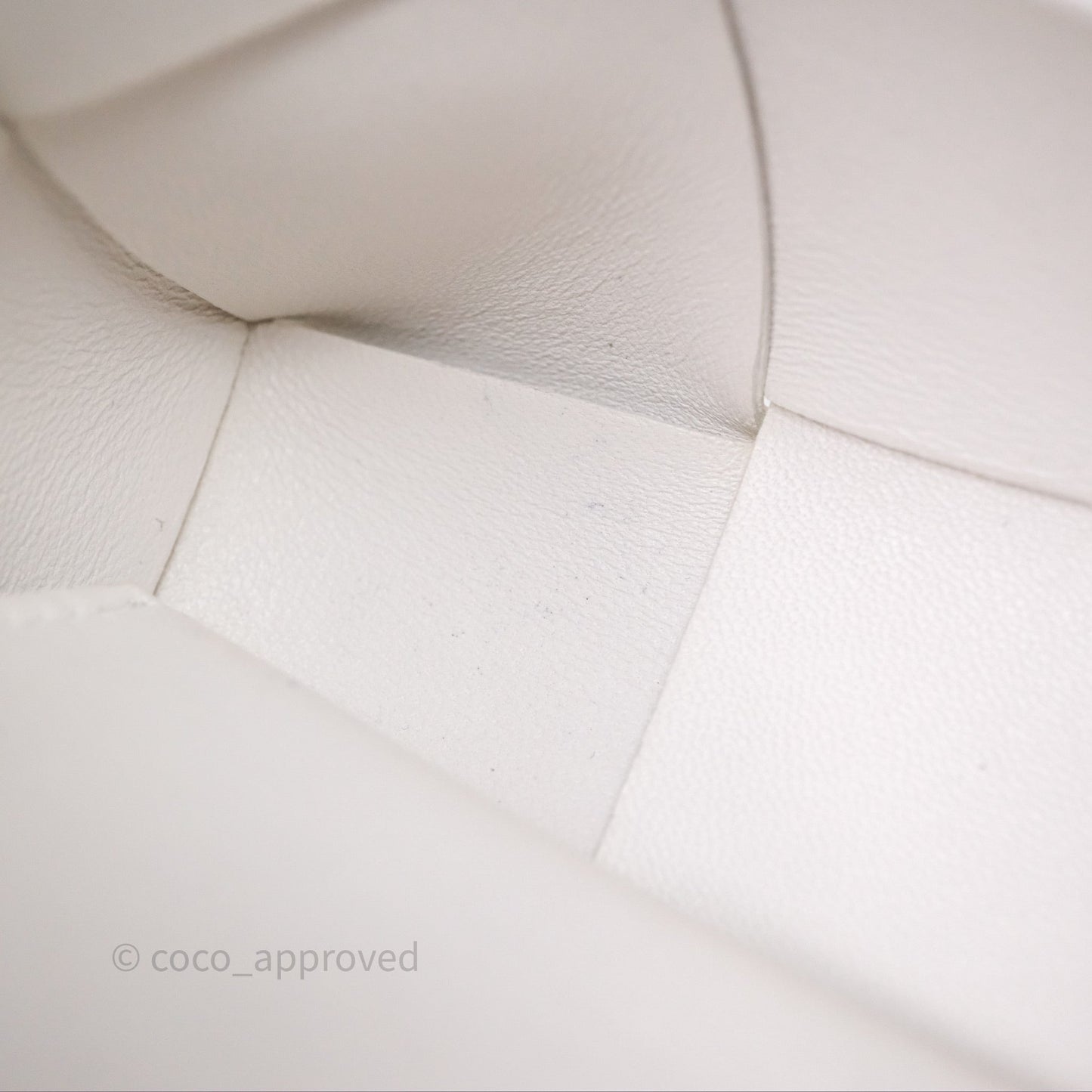 Bottega Veneta Cassette Belt Bag Intreccio White