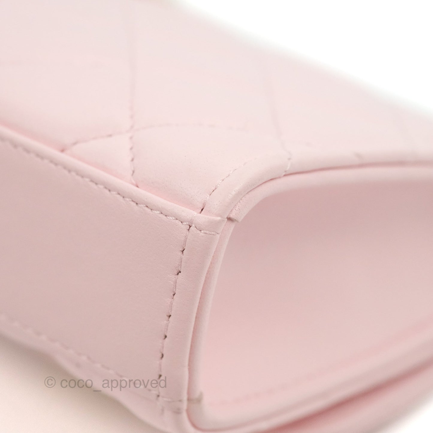 Chanel Mini Quilted Trendy CC Clutch With Chain Pink Lambskin Gold Hardware