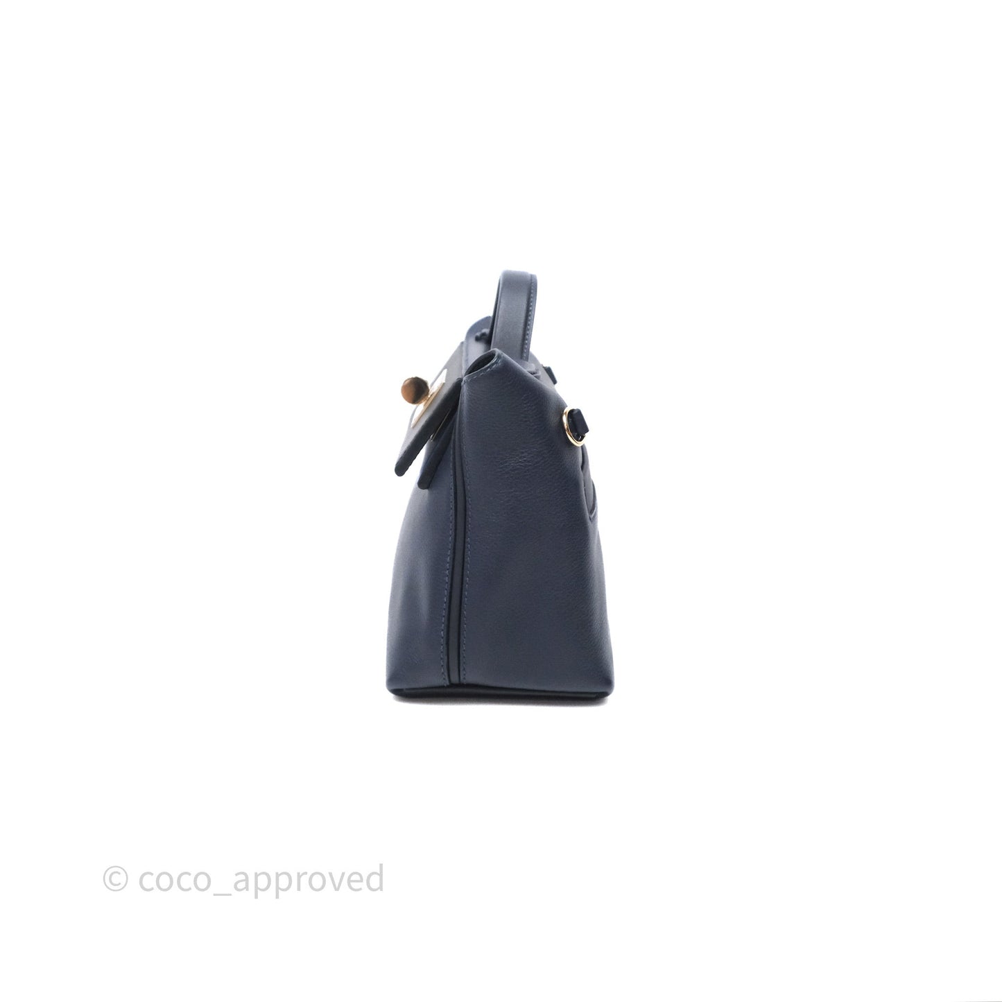 Hermès 24/24 21 Mini Multico Veau Evercolor/ Swift Blnuit/ Caban/ Noir/ Blfrance Gold Hardware