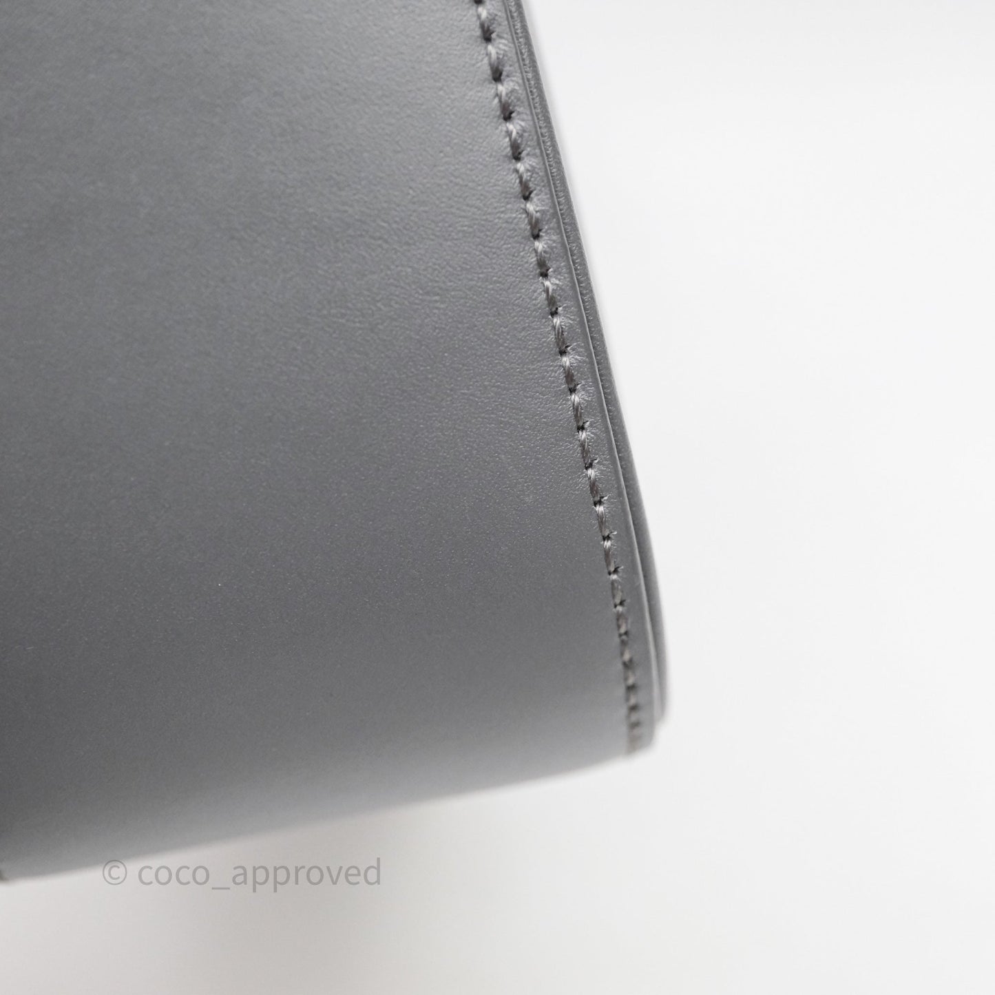 Saint Laurent ‘Le 5 a 7’ Hobo Bag Grey Smooth Calfskin