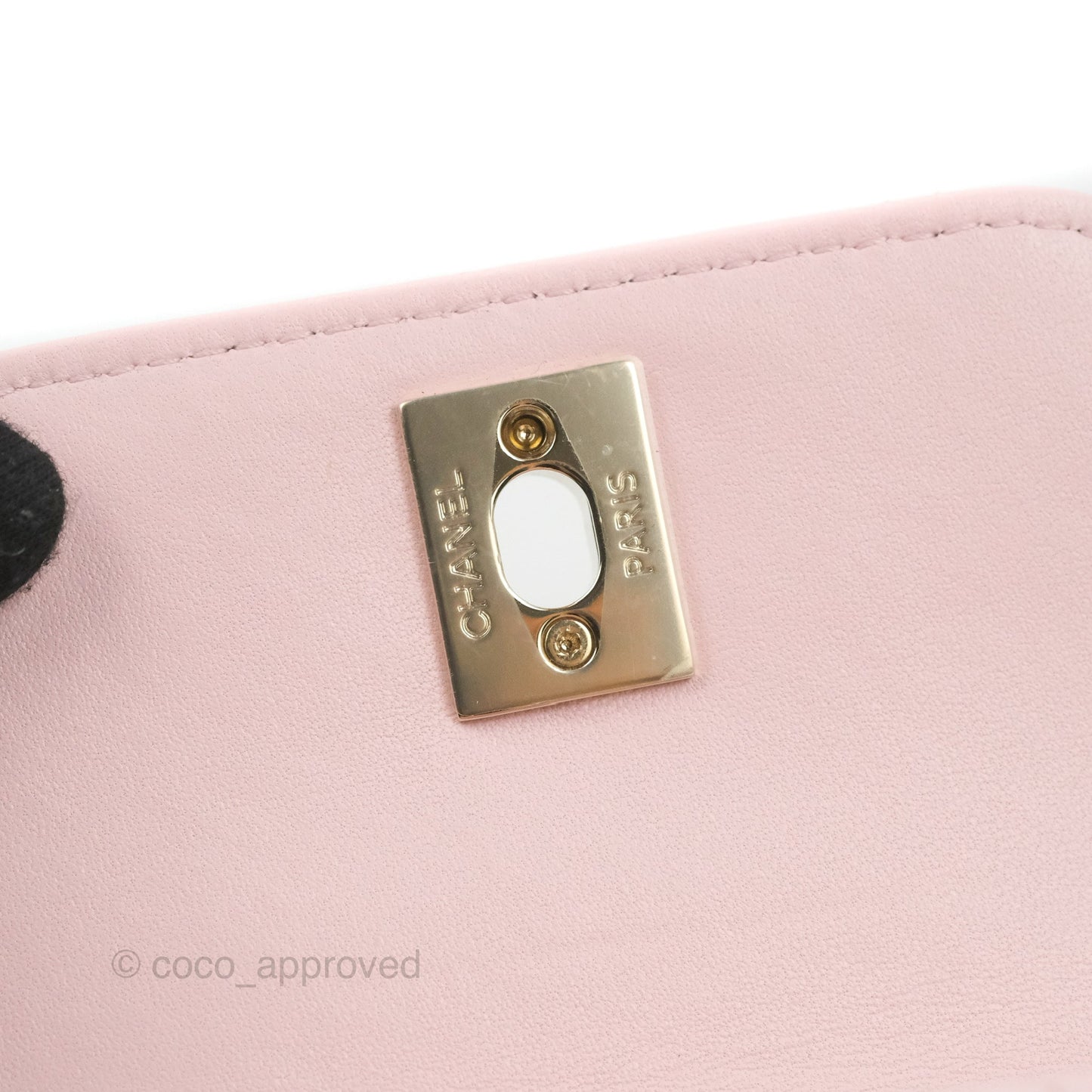 Chanel Mini Quilted Trendy CC Clutch With Chain Pink Lambskin Gold Hardware