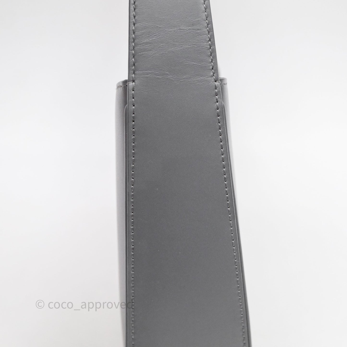 Saint Laurent ‘Le 5 a 7’ Hobo Bag Grey Smooth Calfskin