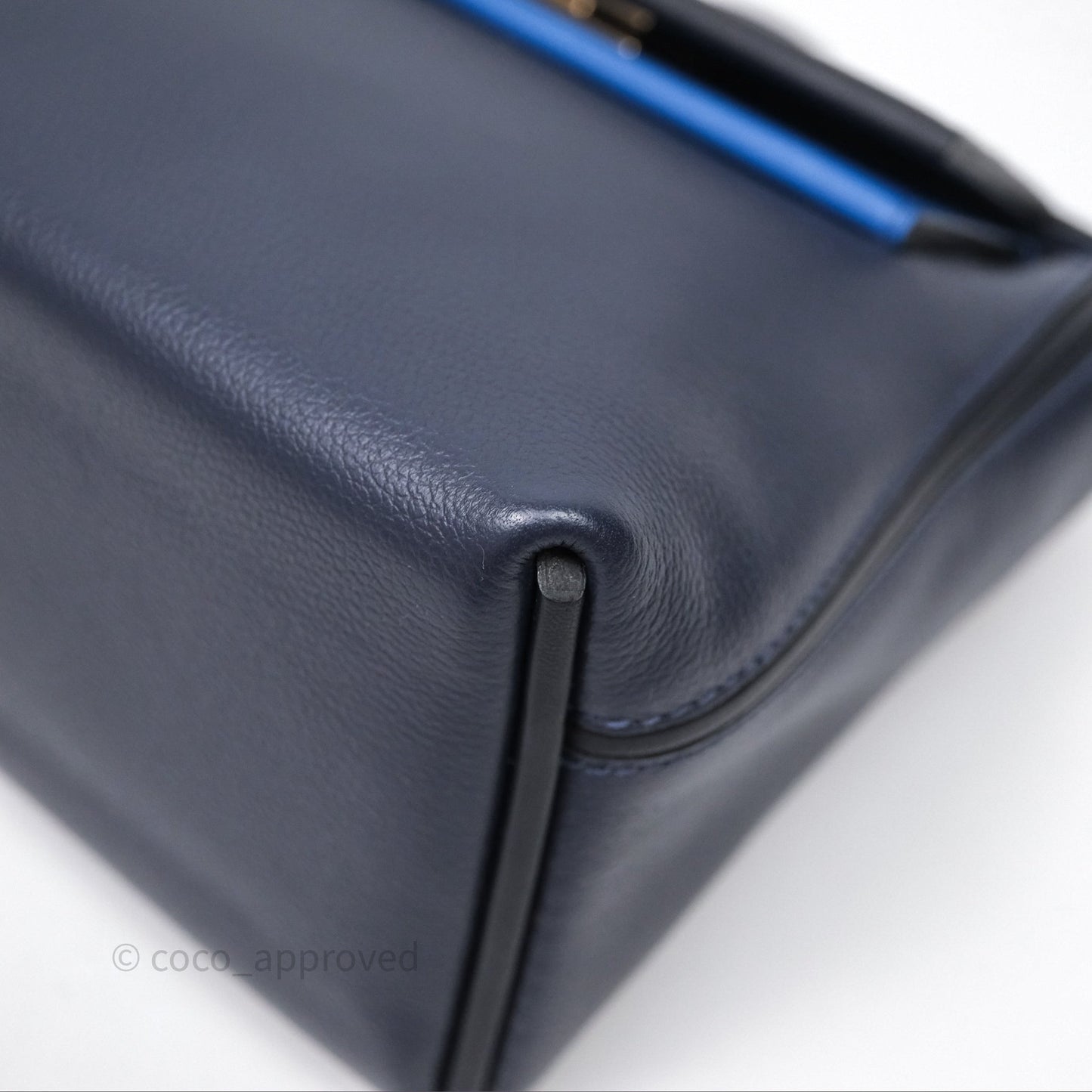 Hermès 24/24 21 Mini Multico Veau Evercolor/ Swift Blnuit/ Caban/ Noir/ Blfrance Gold Hardware