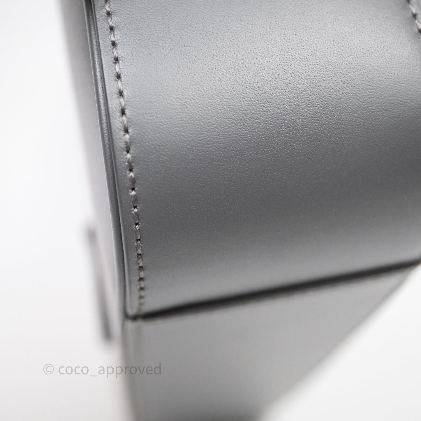 Saint Laurent ‘Le 5 a 7’ Hobo Bag Grey Smooth Calfskin