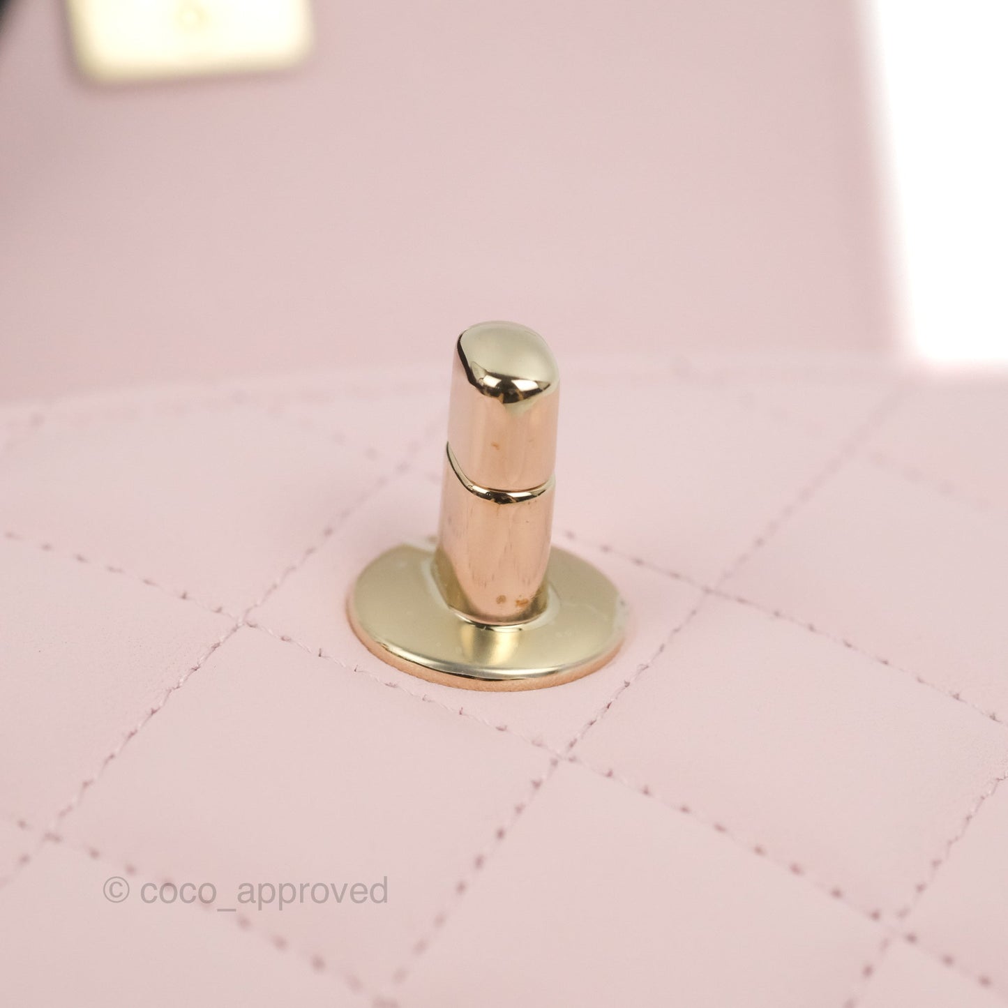 Chanel Mini Quilted Trendy CC Clutch With Chain Pink Lambskin Gold Hardware