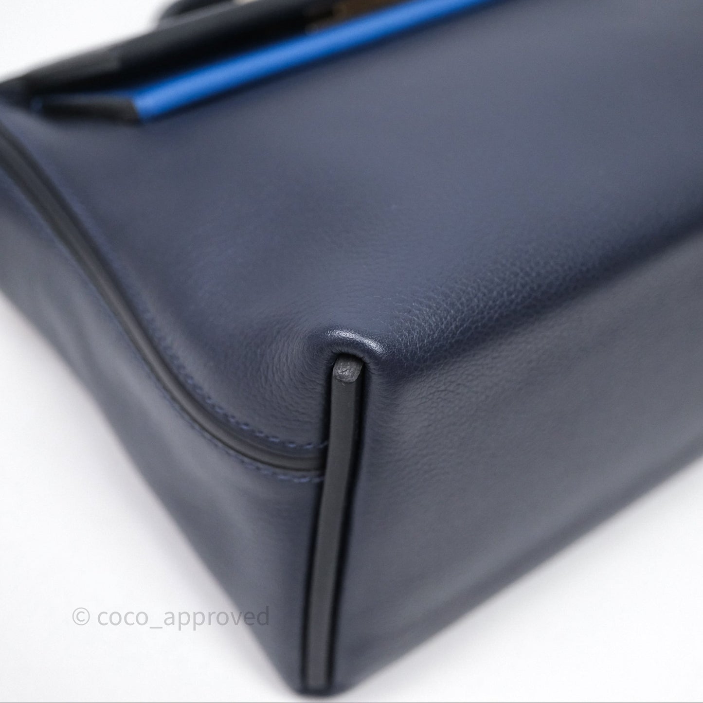 Hermès 24/24 21 Mini Multico Veau Evercolor/ Swift Blnuit/ Caban/ Noir/ Blfrance Gold Hardware