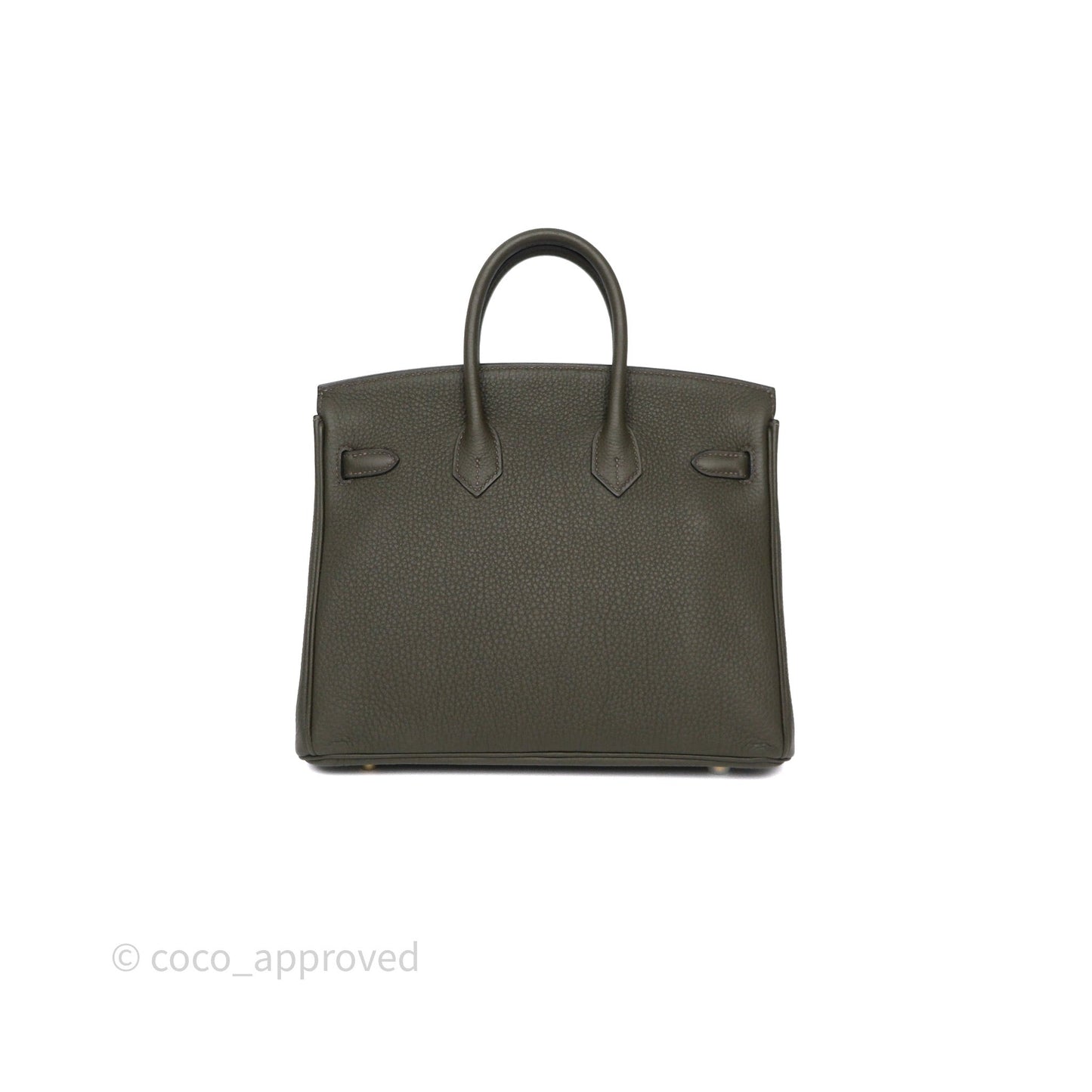 Hermès Birkin 25 Vert de Gris C6 Togo Gold Hardware
