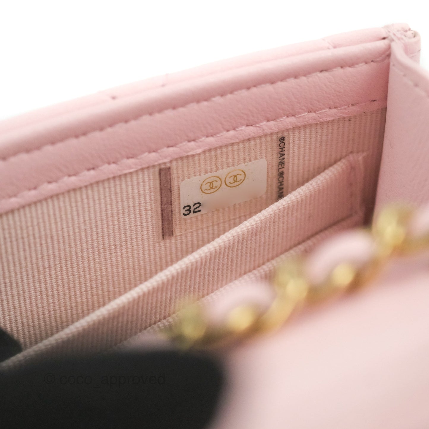 Chanel Mini Quilted Trendy CC Clutch With Chain Pink Lambskin Gold Hardware