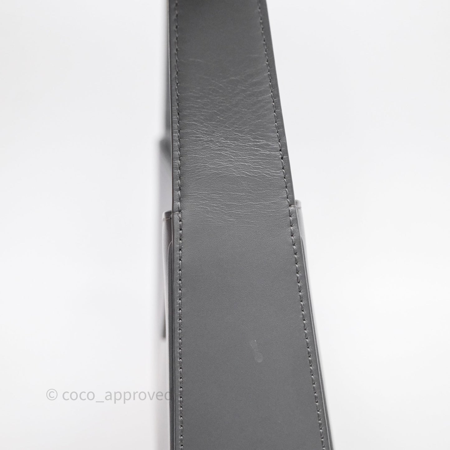 Saint Laurent ‘Le 5 a 7’ Hobo Bag Grey Smooth Calfskin