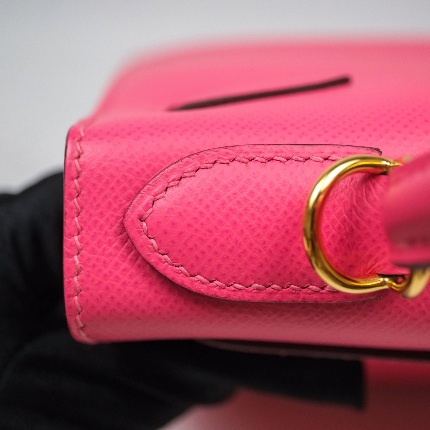 Hermès Kelly 28 Sellier Rose Lipstick U5 Epsom Gold Hardware