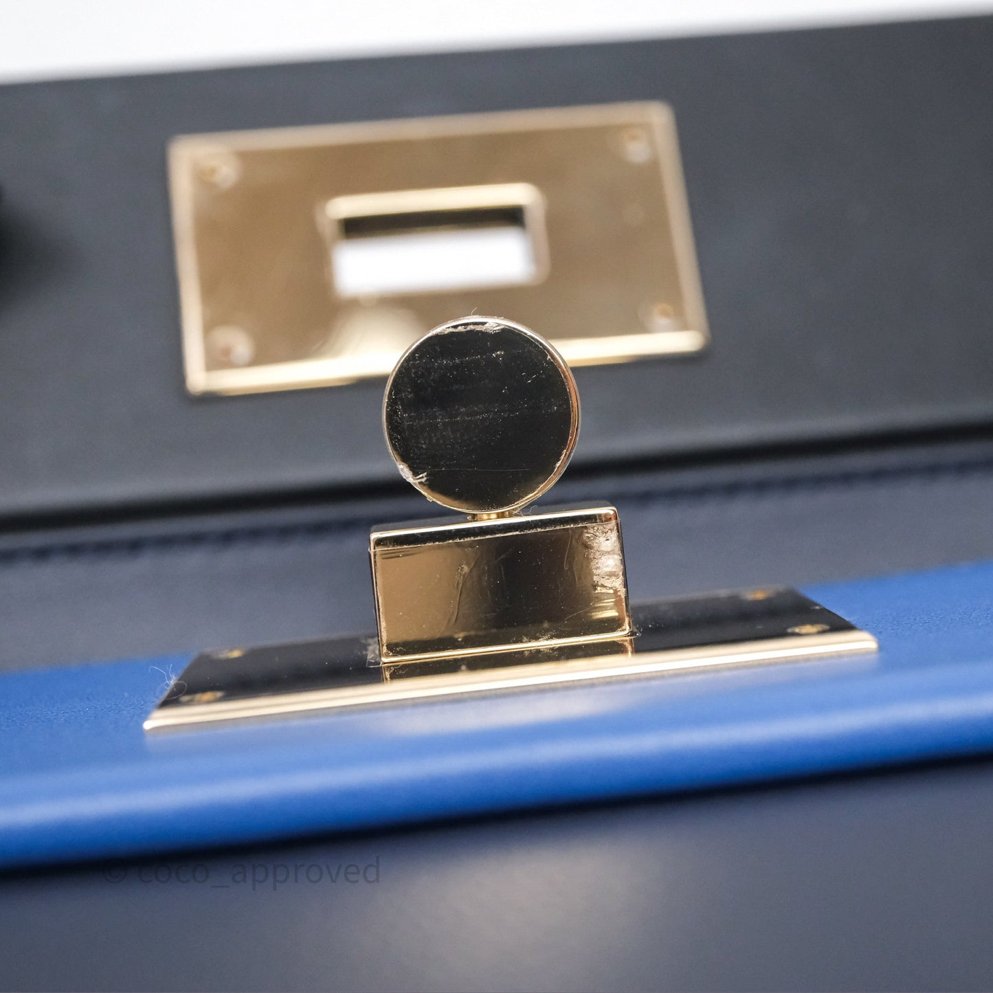 Hermès 24/24 21 Mini Multico Veau Evercolor/ Swift Blnuit/ Caban/ Noir/ Blfrance Gold Hardware