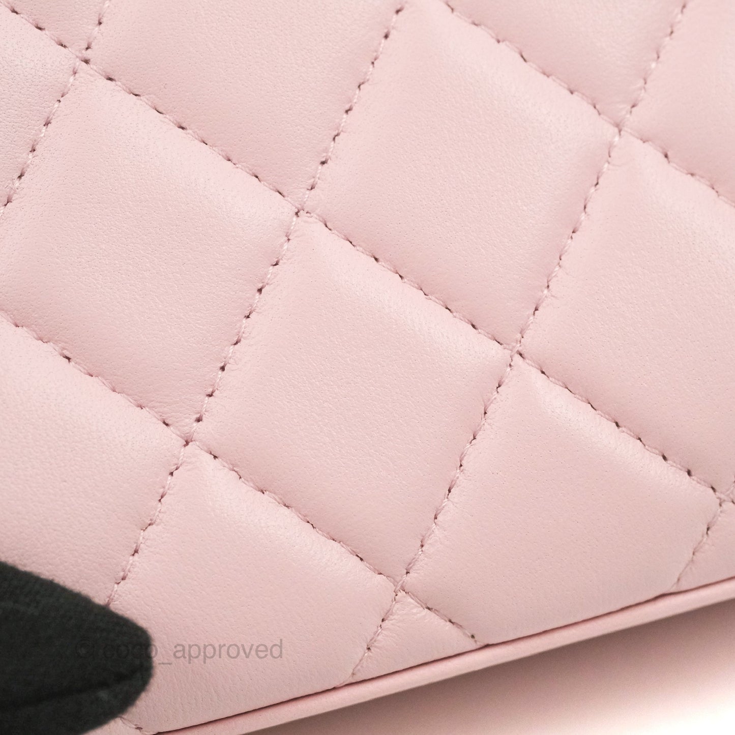 Chanel Mini Quilted Trendy CC Clutch With Chain Pink Lambskin Gold Hardware