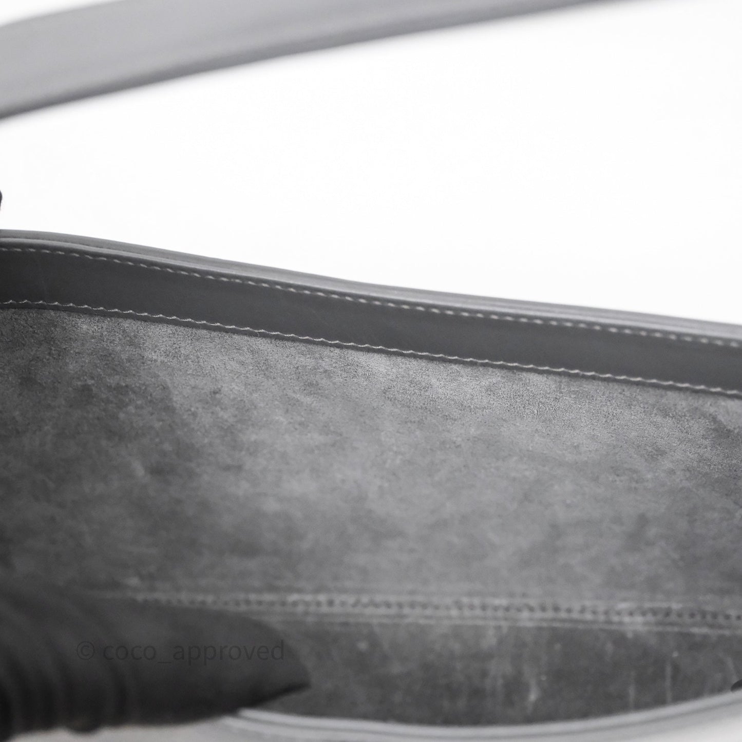 Saint Laurent ‘Le 5 a 7’ Hobo Bag Grey Smooth Calfskin