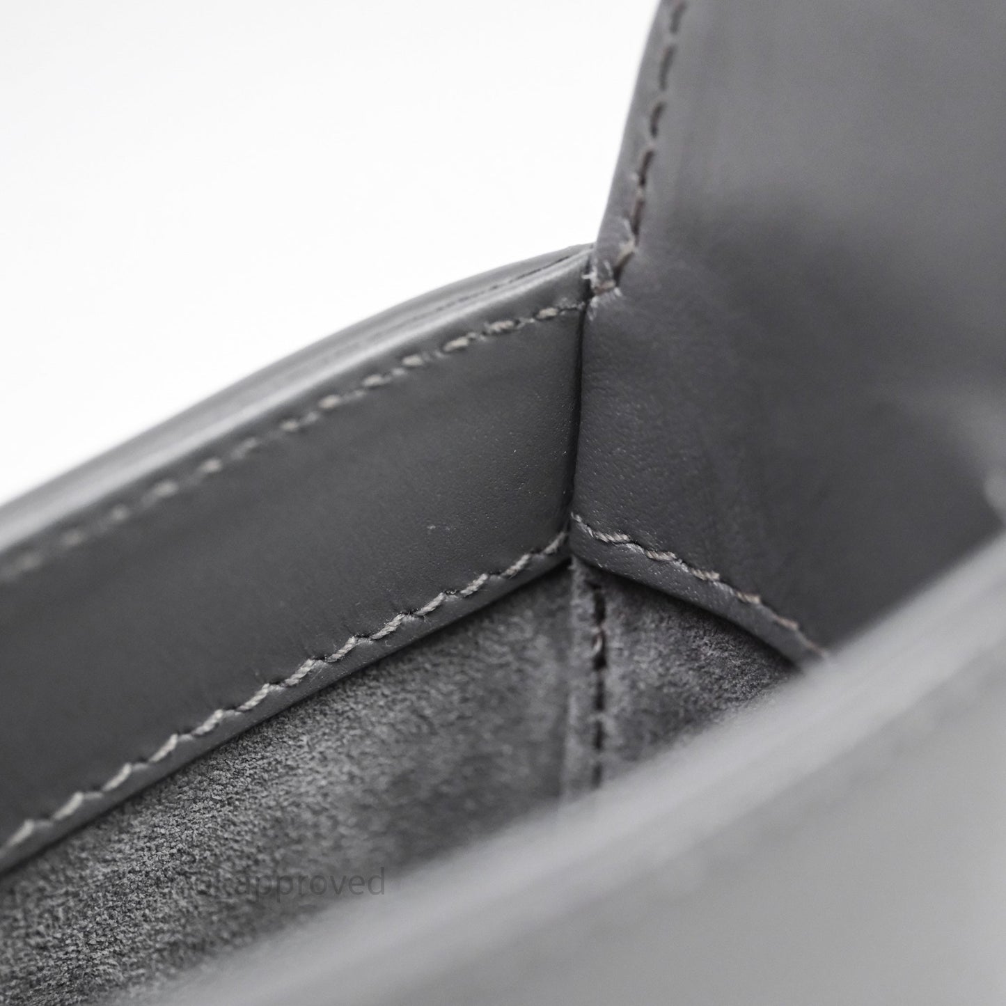 Saint Laurent ‘Le 5 a 7’ Hobo Bag Grey Smooth Calfskin