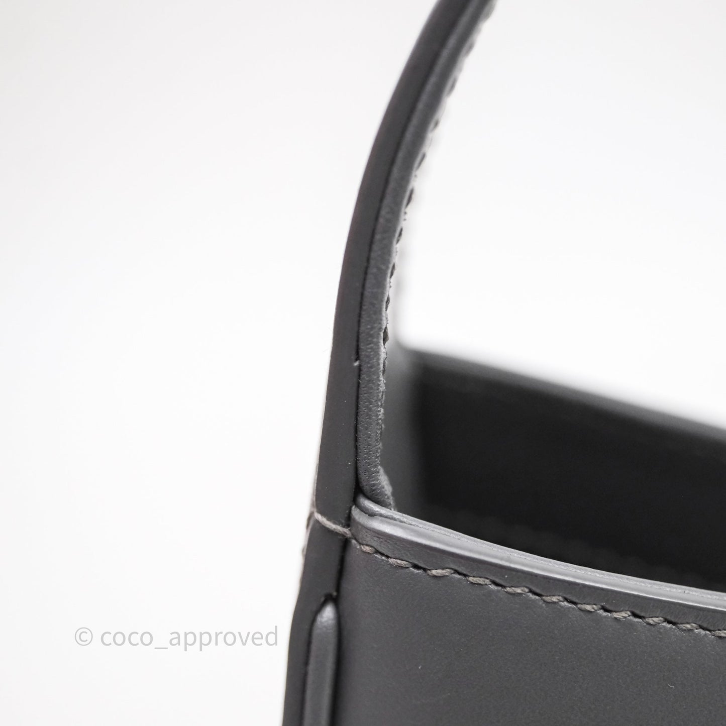 Saint Laurent ‘Le 5 a 7’ Hobo Bag Grey Smooth Calfskin
