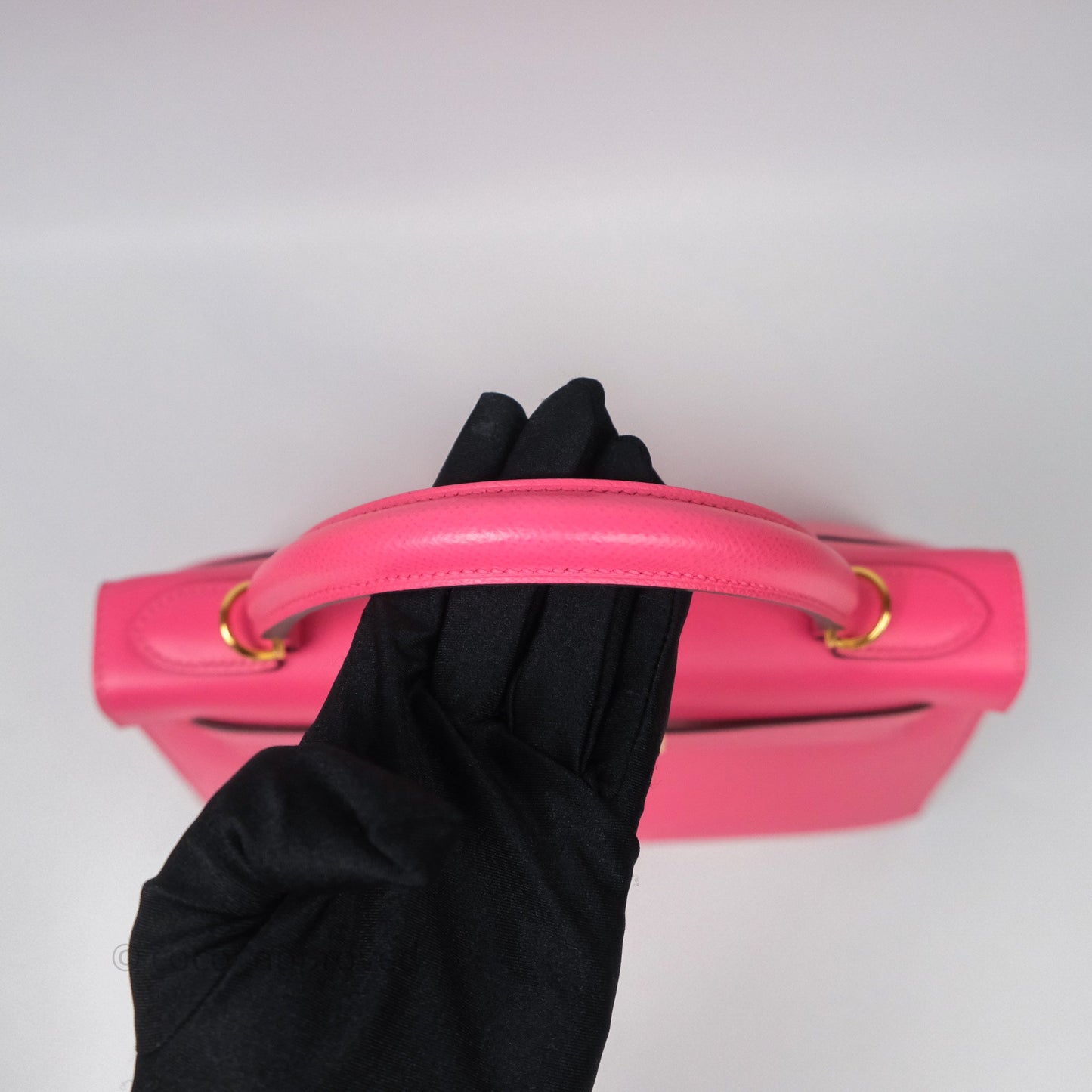 Hermès Kelly 28 Sellier Rose Lipstick U5 Epsom Gold Hardware