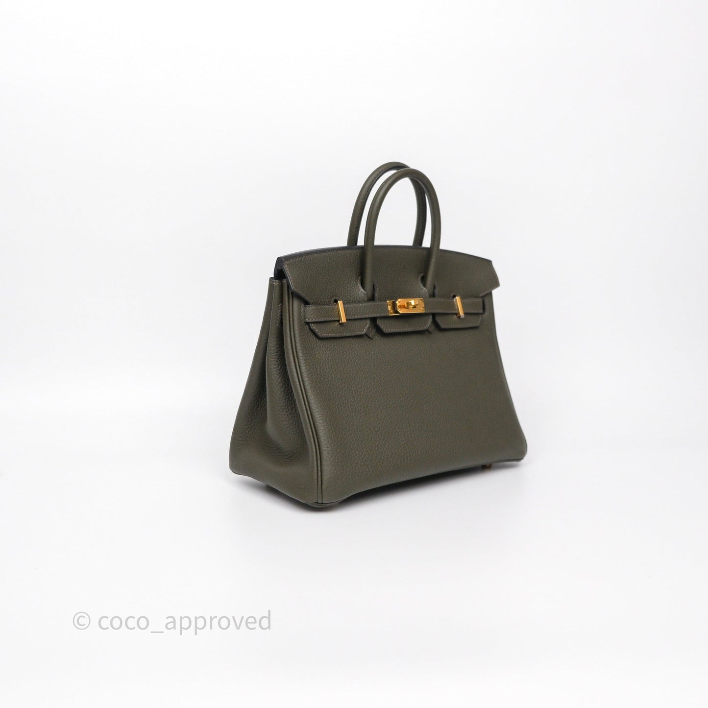 Hermès Birkin 25 Vert de Gris C6 Togo Gold Hardware