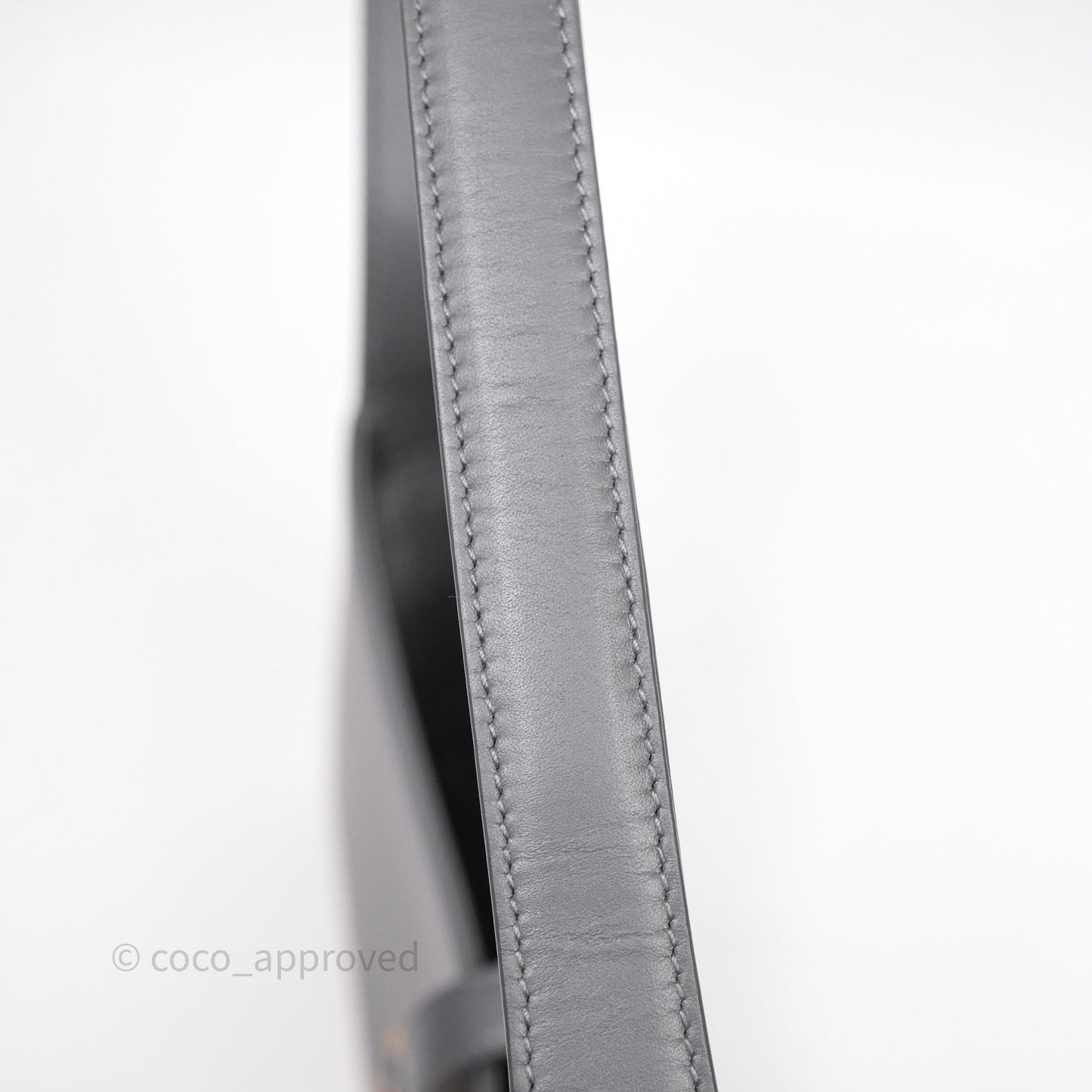 Saint Laurent ‘Le 5 a 7’ Hobo Bag Grey Smooth Calfskin
