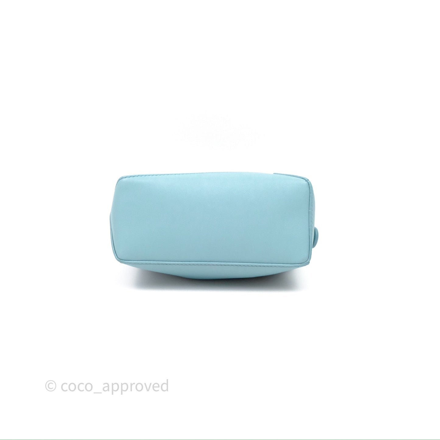 Loewe Mini Squid Suna Puzzle Bag Blue Silver Hardware