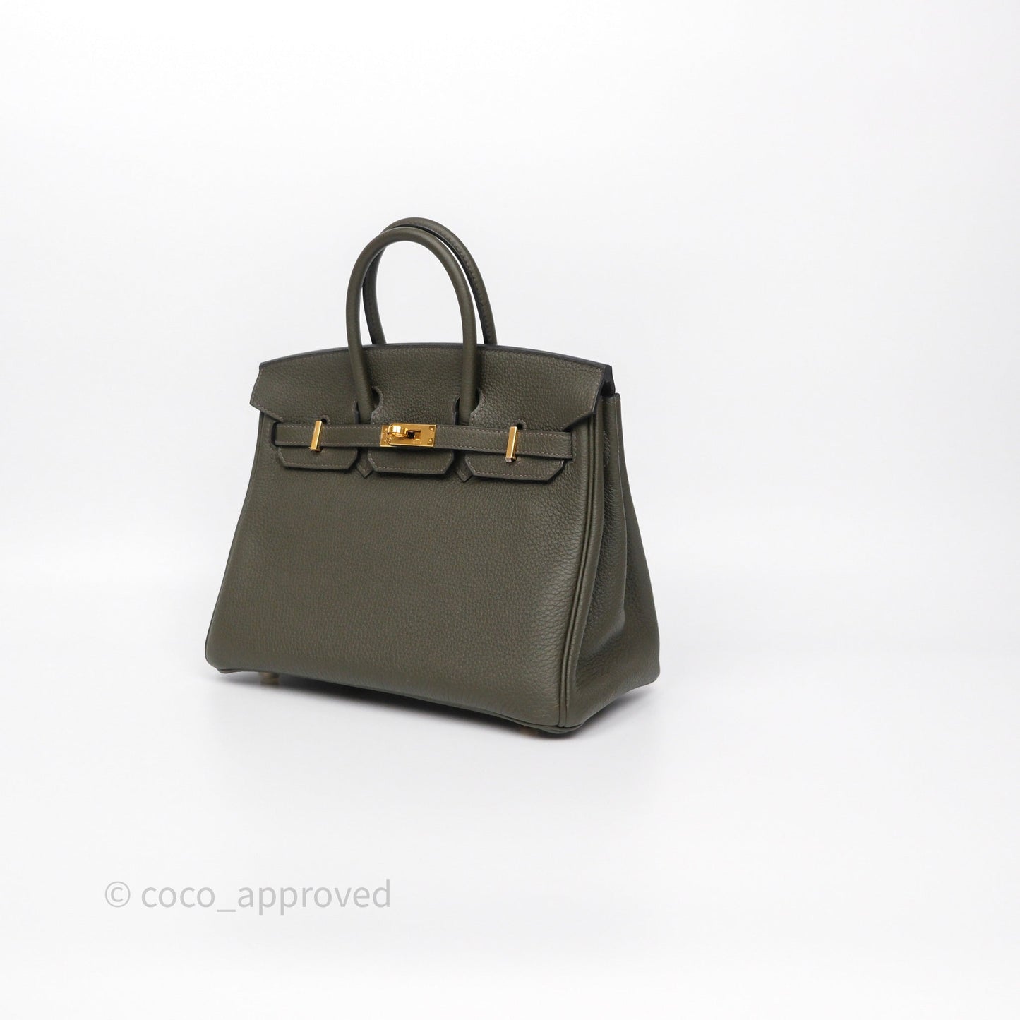 Hermès Birkin 25 Vert de Gris C6 Togo Gold Hardware