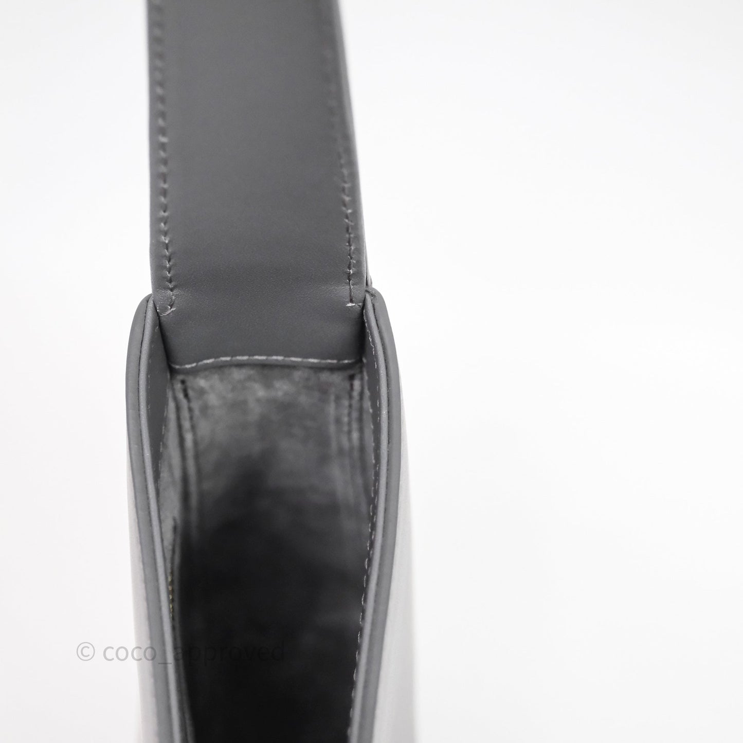 Saint Laurent ‘Le 5 a 7’ Hobo Bag Grey Smooth Calfskin