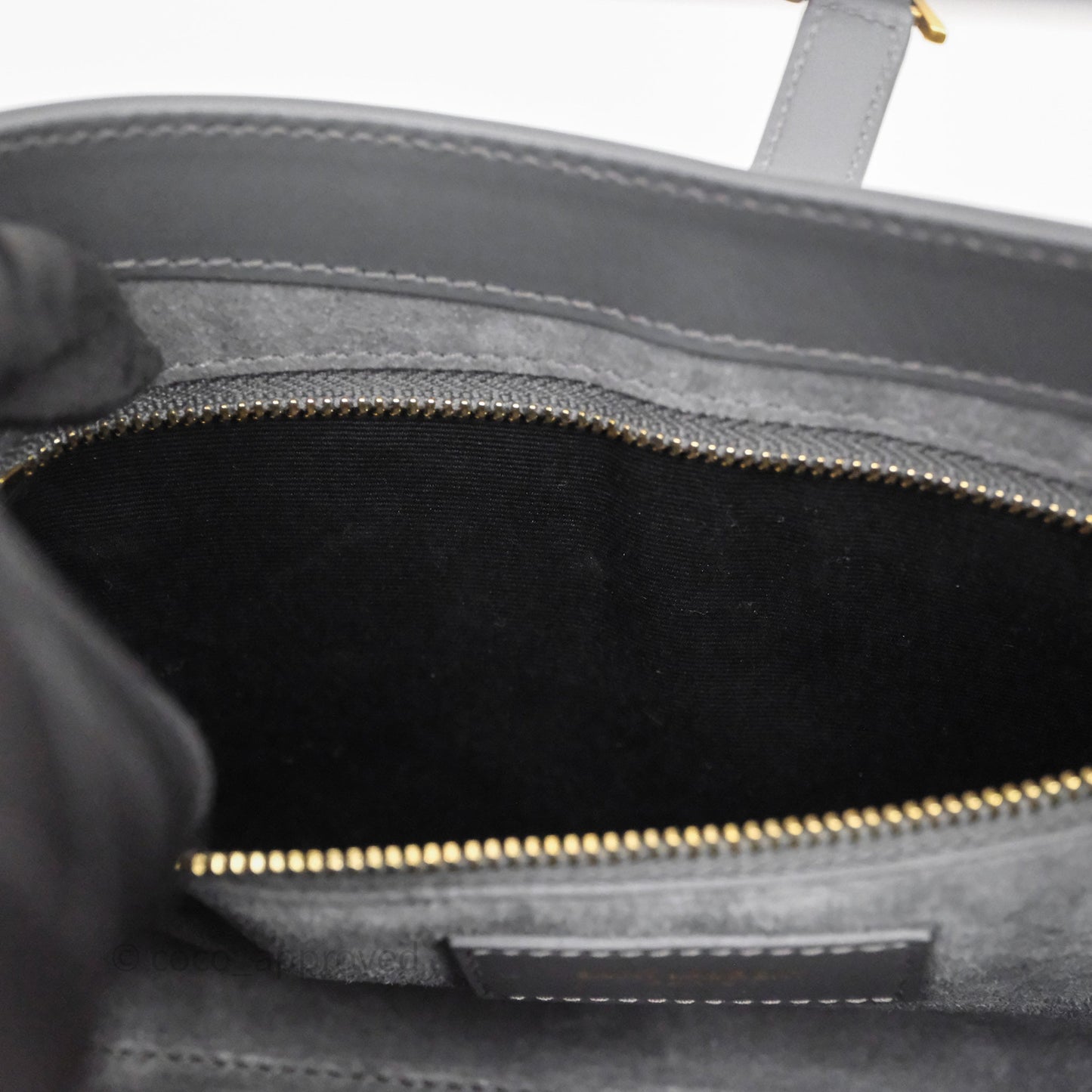 Saint Laurent ‘Le 5 a 7’ Hobo Bag Grey Smooth Calfskin