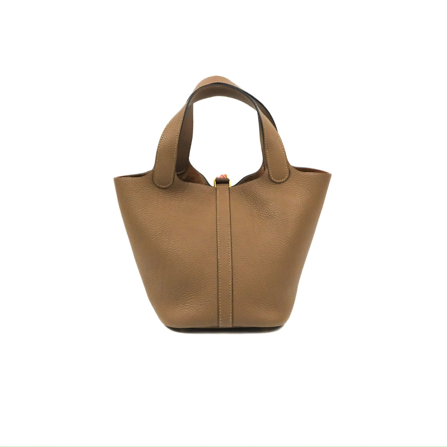 Hermès Picotin Lock 18 Beige De Weimar TM Taurillon Maurice Gold Hardware