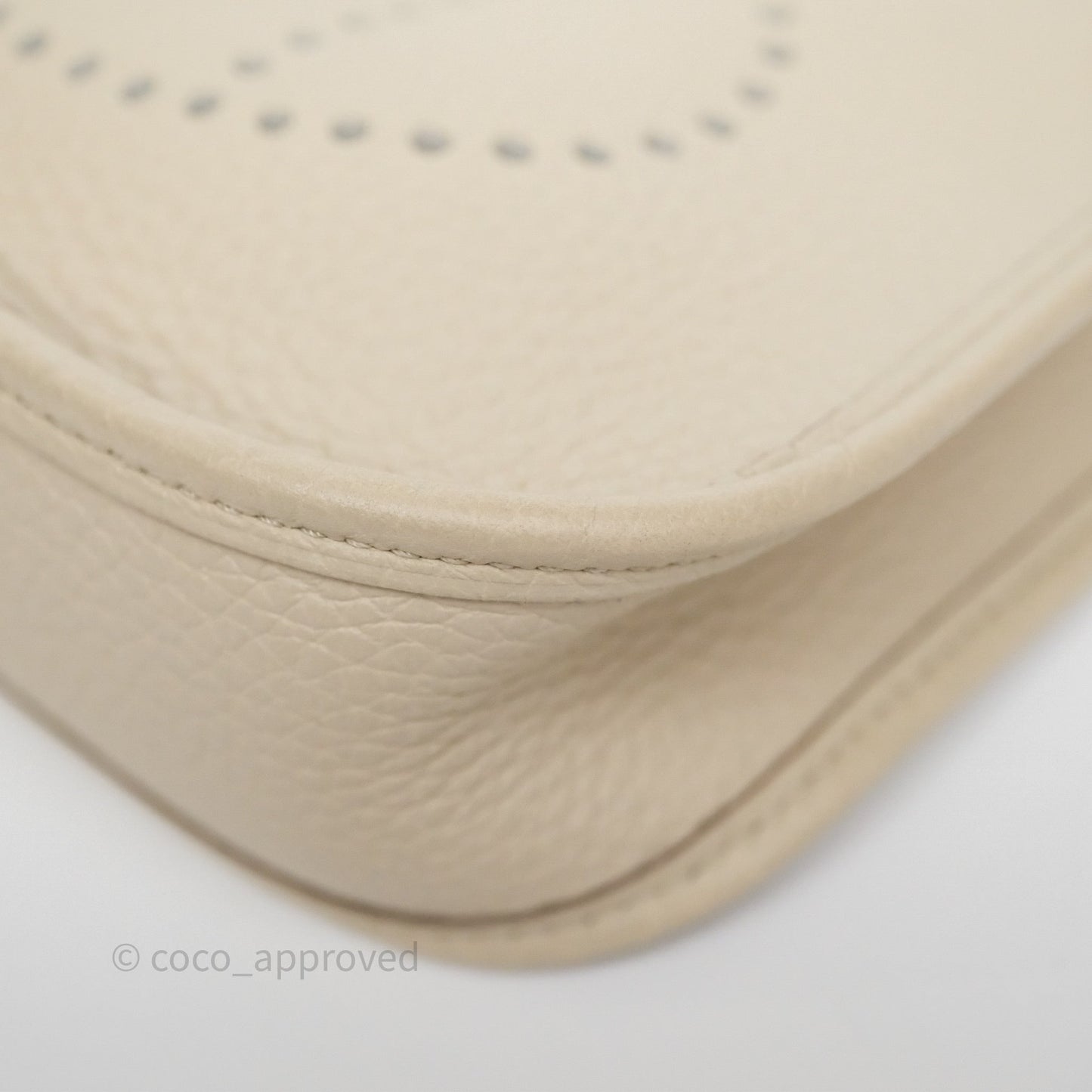 Hermès Mini Evelyne 16 Beton 8L Clemence Palladium Hardware