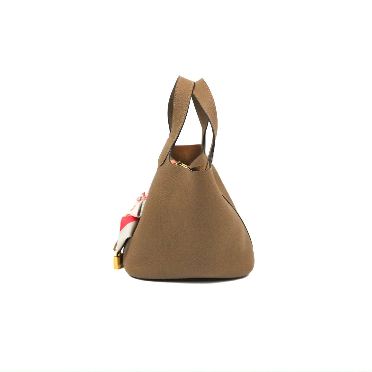Hermès Picotin Lock 18 Beige De Weimar TM Taurillon Maurice Gold Hardware